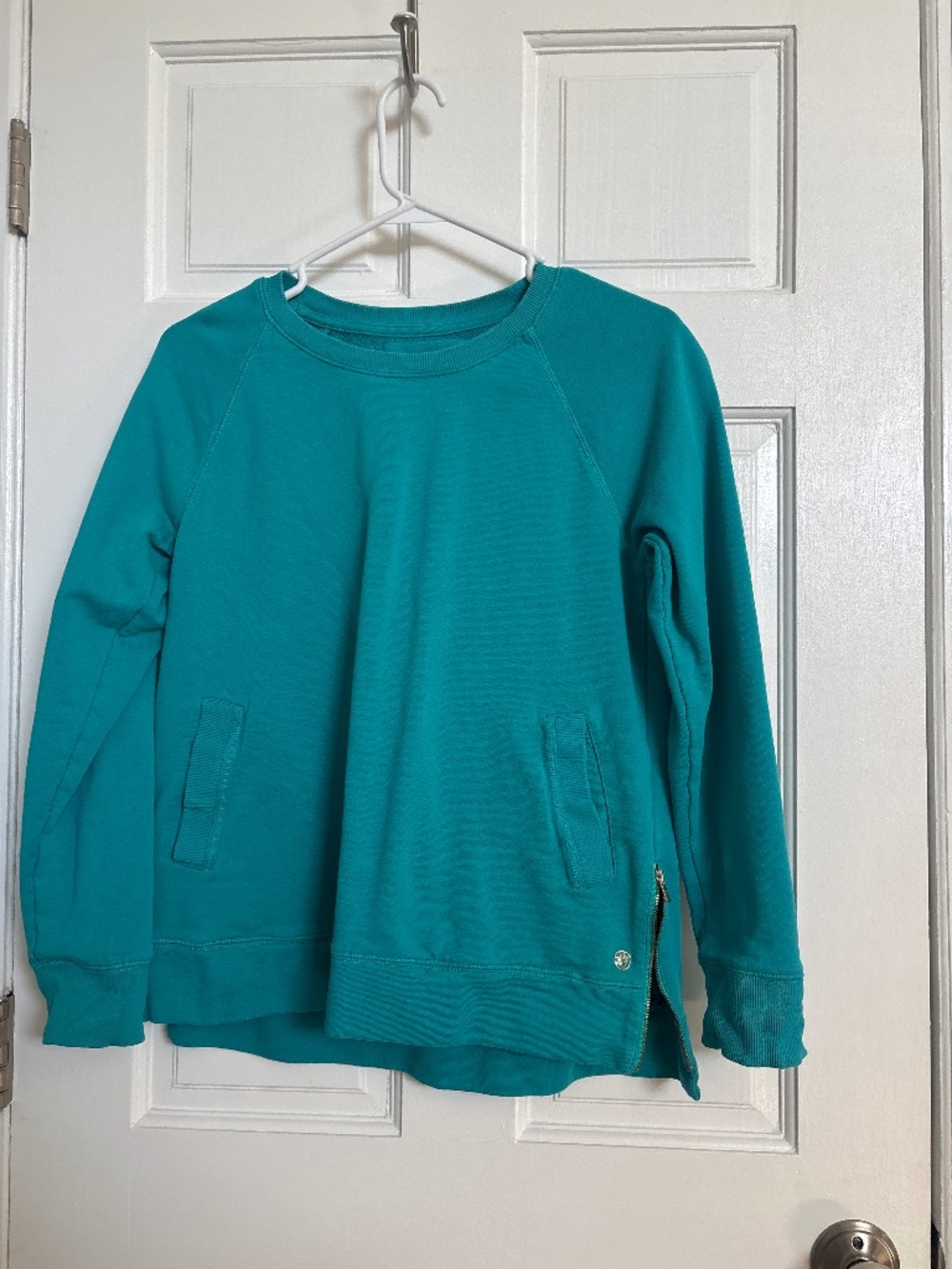 Teal sweathshirt